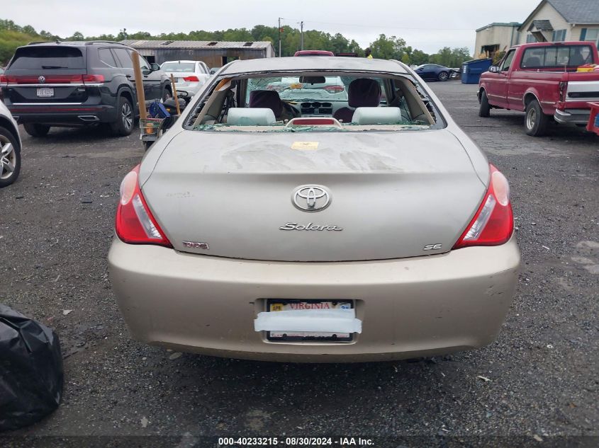 2005 Toyota Camry Solara Se VIN: 4T1CE38P25U984314 Lot: 40233215