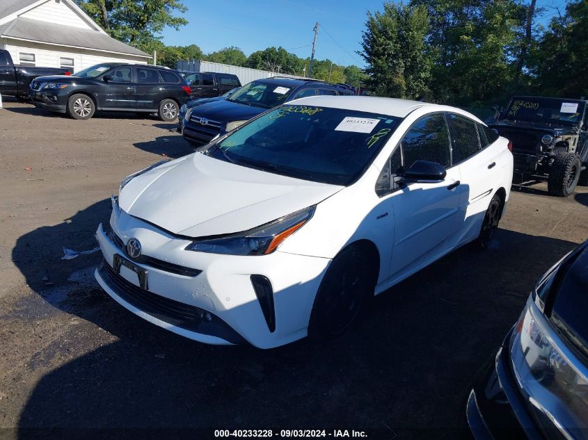 2022 Toyota Prius Nightshade Edition VIN: JTDKAMFU6N3169047 Lot: 40233228