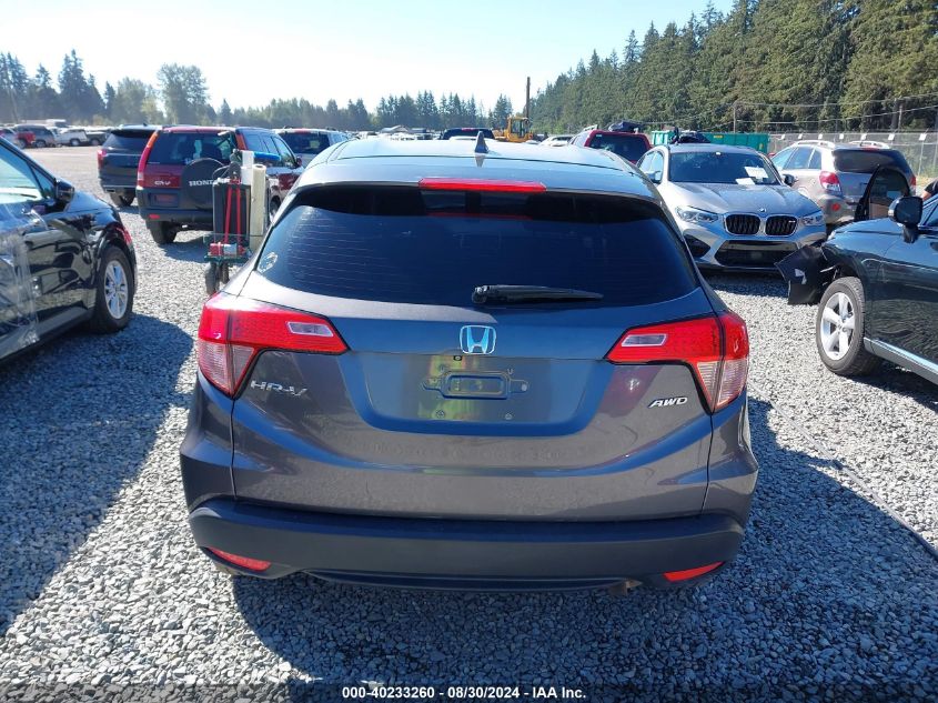 2016 Honda Hr-V Lx VIN: 3CZRU6H31GM705341 Lot: 40233260