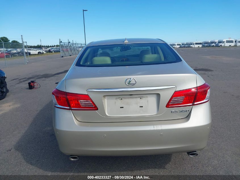 2011 Lexus Es 350 VIN: JTHBK1EG1B2460790 Lot: 40233327