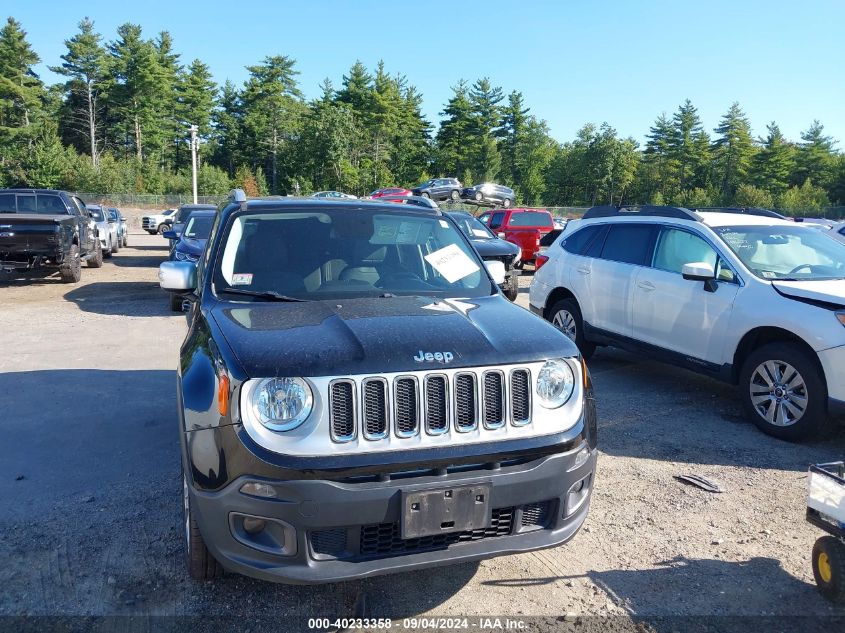 2015 Jeep Renegade Limited VIN: ZACCJBDT9FPC48793 Lot: 40233358