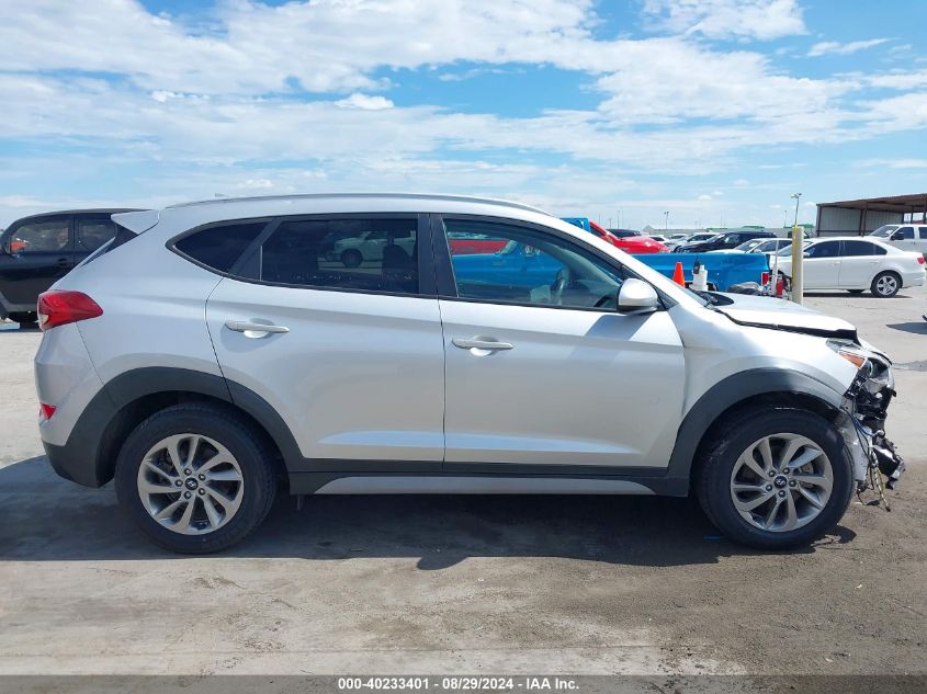 2018 Hyundai Tucson Sel VIN: KM8J33A4XJU680249 Lot: 40233401