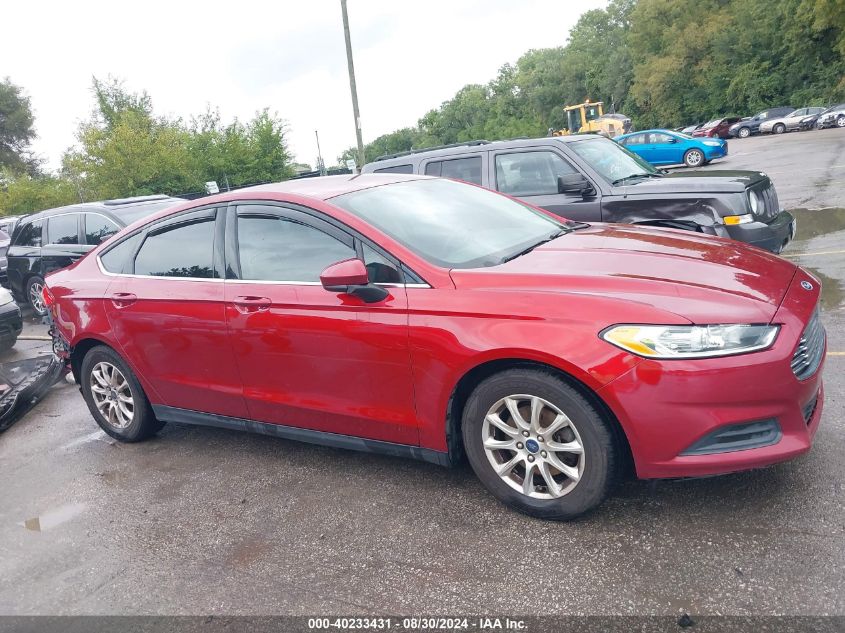 2016 FORD FUSION S - 3FA6P0G72GR186620