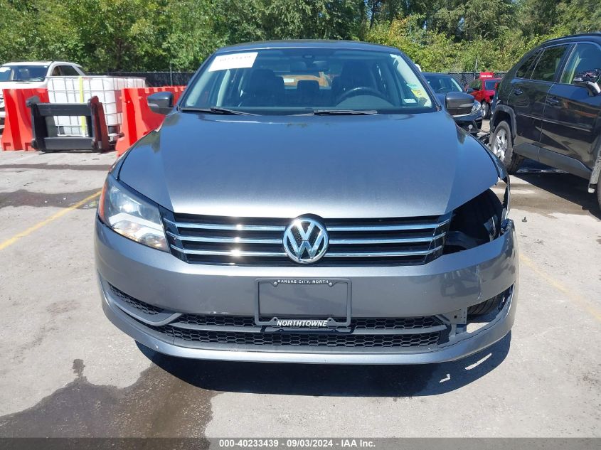 2013 Volkswagen Passat 2.5L Se VIN: 1VWBH7A38DC118155 Lot: 40233439