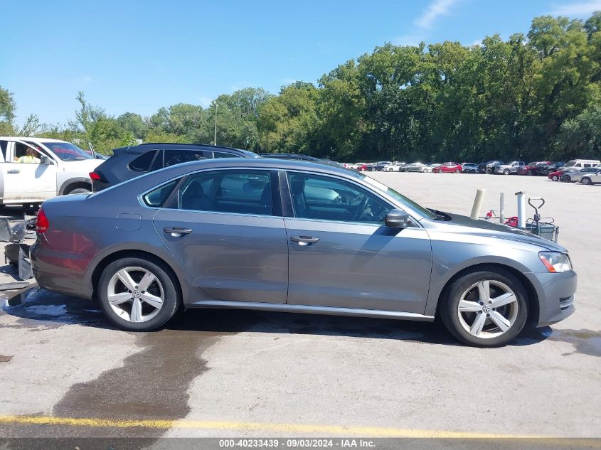 2013 Volkswagen Passat 2.5L Se VIN: 1VWBH7A38DC118155 Lot: 40233439