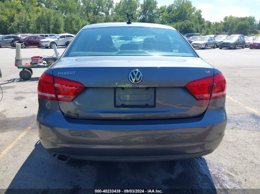 2013 Volkswagen Passat 2.5L Se VIN: 1VWBH7A38DC118155 Lot: 40233439