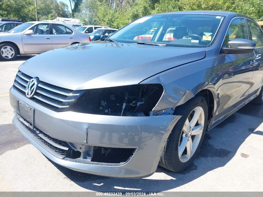 2013 Volkswagen Passat 2.5L Se VIN: 1VWBH7A38DC118155 Lot: 40233439