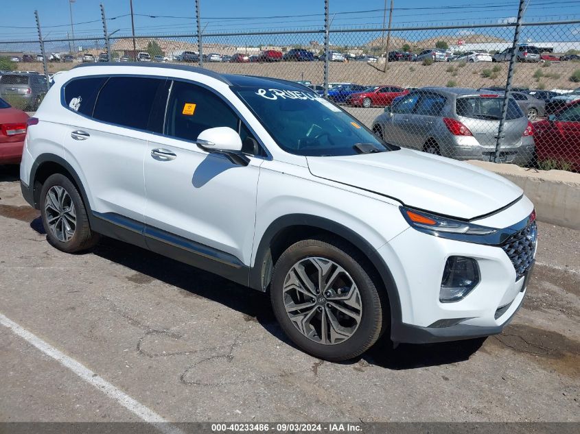 2020 Hyundai Santa Fe Limited 2.0T VIN: 5NMS5CAA7LH214264 Lot: 40233486