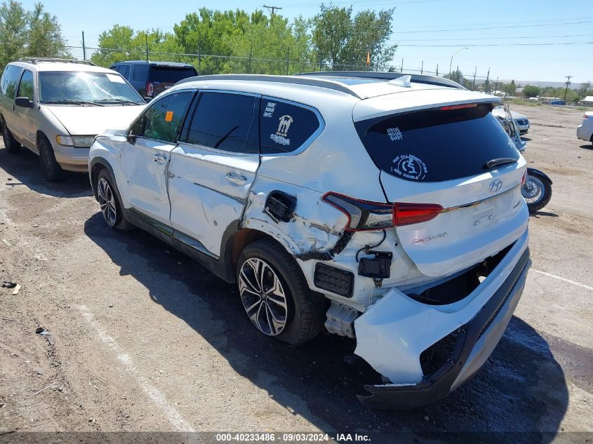 2020 Hyundai Santa Fe Limited 2.0T VIN: 5NMS5CAA7LH214264 Lot: 40233486