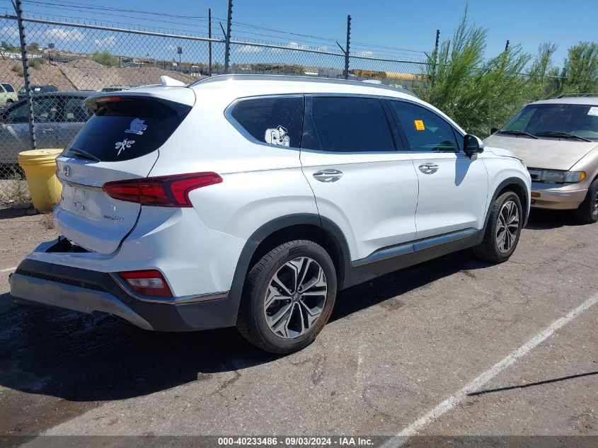 2020 Hyundai Santa Fe Limited 2.0T VIN: 5NMS5CAA7LH214264 Lot: 40233486