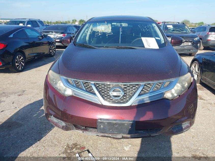 2014 Nissan Murano Le/S/Sl/Sv VIN: JN8AZ1MU7EW404631 Lot: 40233509