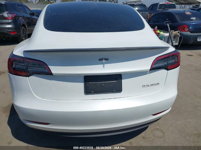 2023 Tesla Model 3 Performance Dual Motor All-Wheel Drive VIN: 5YJ3E1EC4PF599469 Lot: 40233535