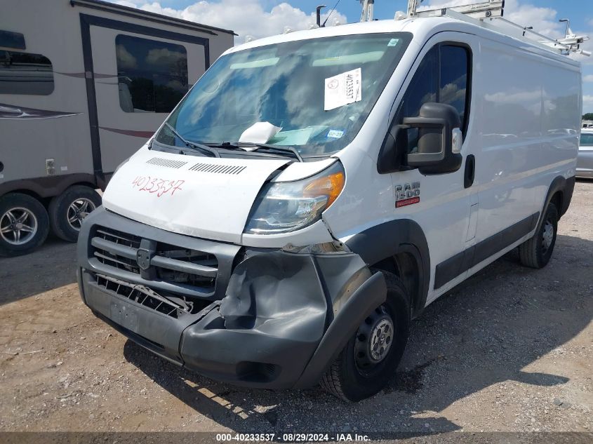 2018 Ram Promaster 1500 Low Roof 136 Wb VIN: 3C6TRVAG3JE155458 Lot: 40233537