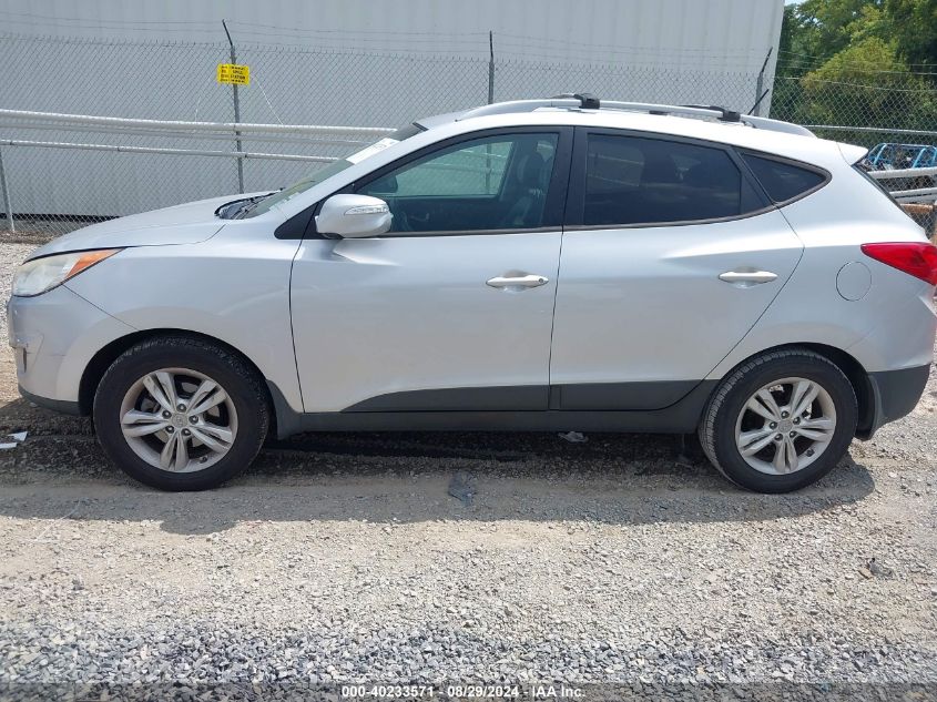 2012 Hyundai Tucson Gls VIN: KM8JU3AC6CU398455 Lot: 40233571