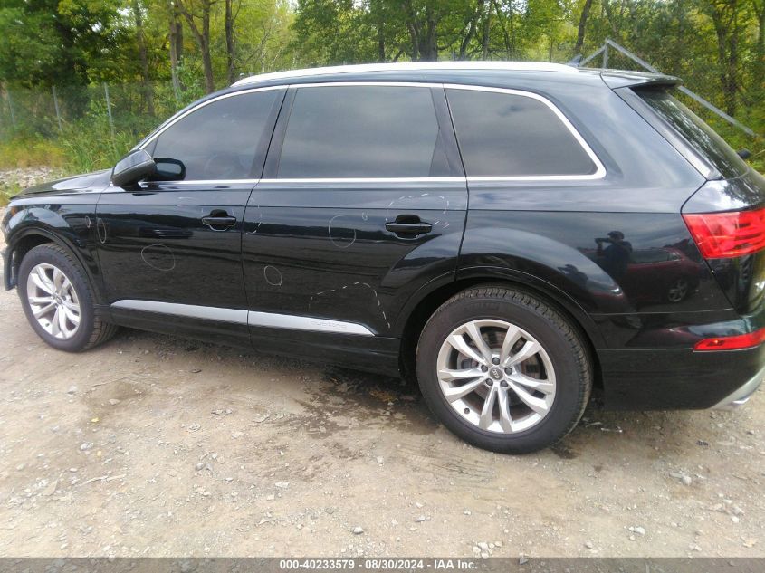 2017 Audi Q7 3.0T Premium VIN: WA1LAAF74HD008914 Lot: 40233579