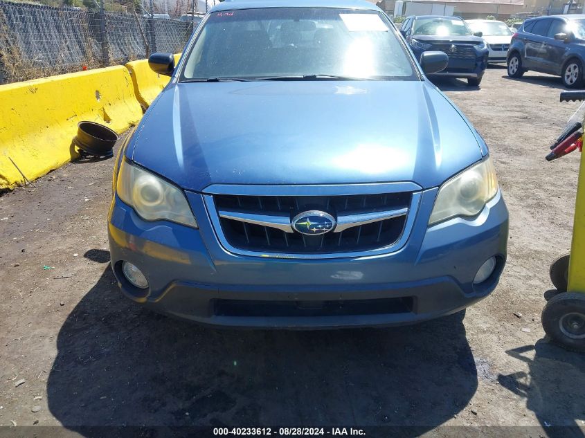 2008 Subaru Outback 2.5I/2.5I L.l. Bean Edition VIN: 4S4BP61C887309861 Lot: 40233612