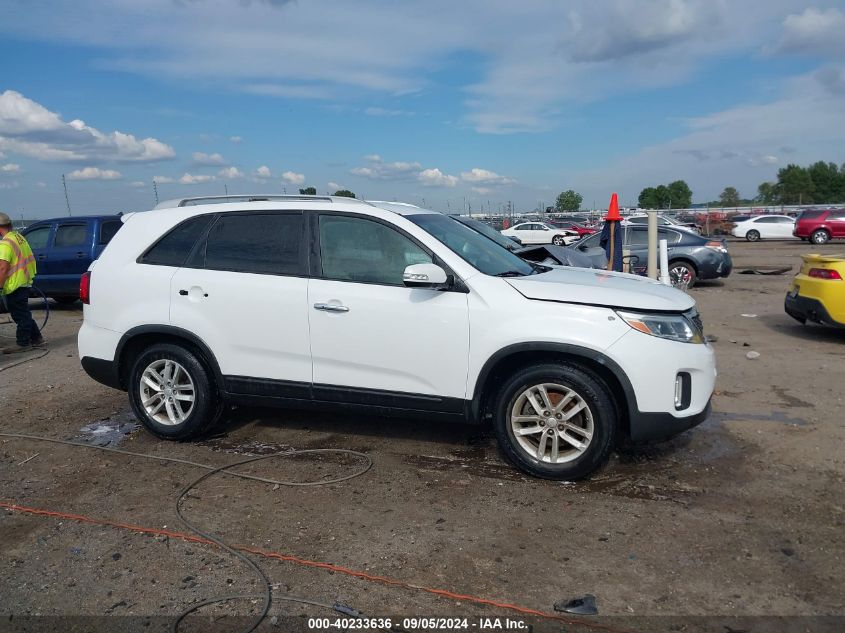 2014 Kia Sorento Lx VIN: 5XYKT3A64EG445749 Lot: 40233636