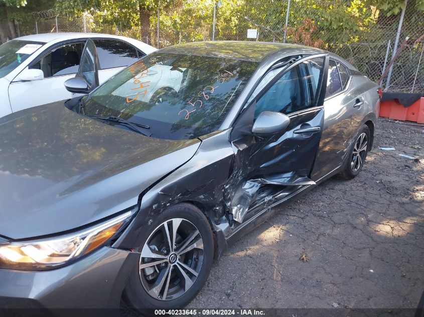 2021 Nissan Sentra Sv VIN: 3N1AB8CV4MY258234 Lot: 40233645