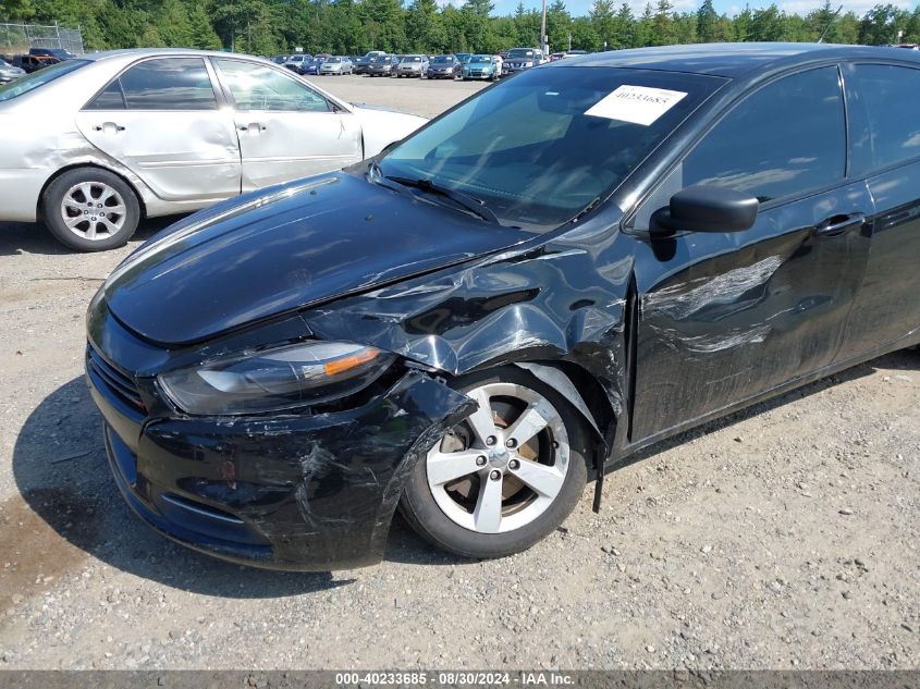 2015 Dodge Dart Sxt VIN: 1C3CDFBB3FD228499 Lot: 40233685