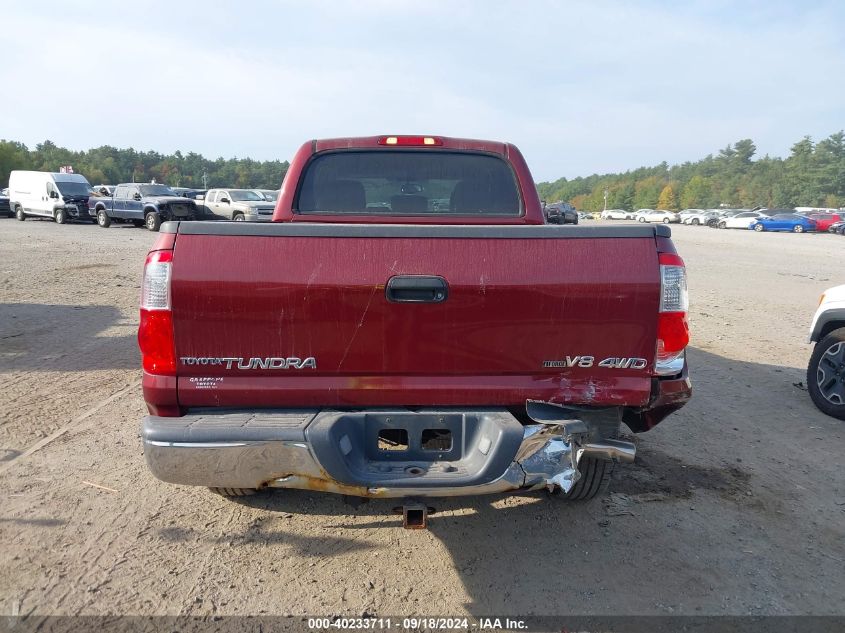 2006 Toyota Tundra Sr5 V8 VIN: 5TBDT44166S511293 Lot: 40233711