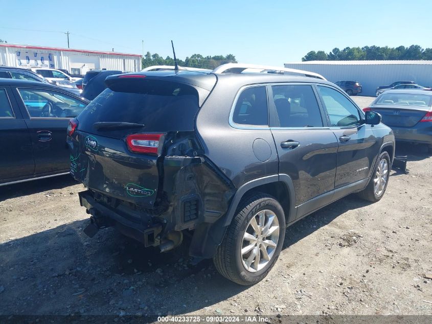 2017 Jeep Cherokee Limited 4X4 VIN: 1C4PJMDS0HW605630 Lot: 40233725