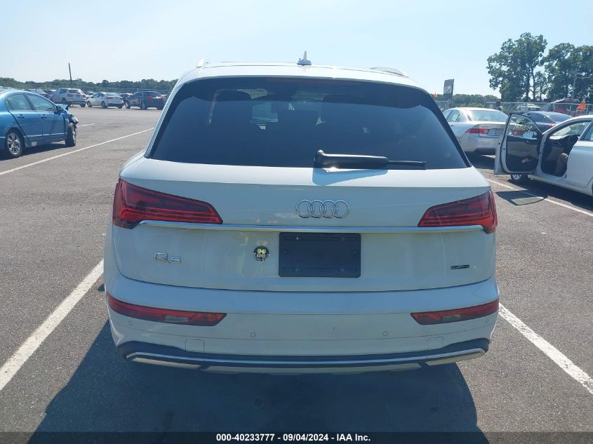 2021 Audi Q5 Premium 45 Tfsi Quattro S Tronic VIN: WA1AAAFY9M2095361 Lot: 40233777