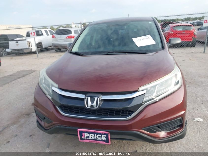 2015 Honda Cr-V Lx VIN: 3CZRM3H31FG707585 Lot: 40233782