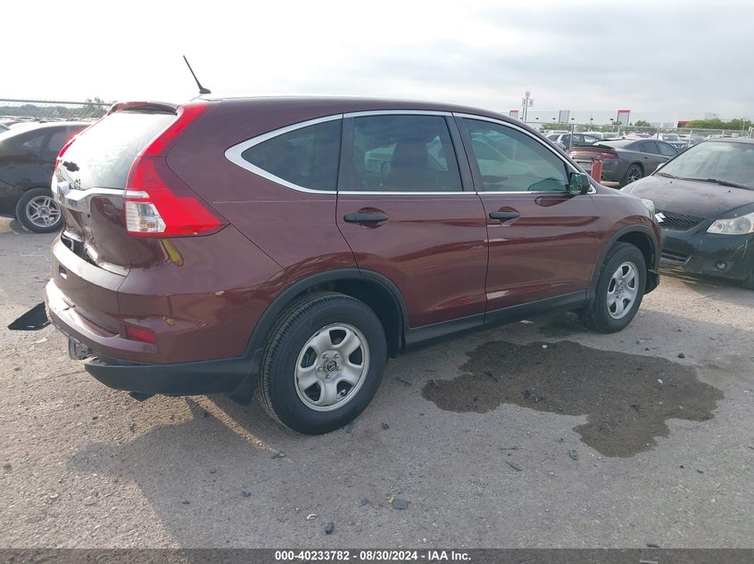 2015 HONDA CR-V LX - 3CZRM3H31FG707585