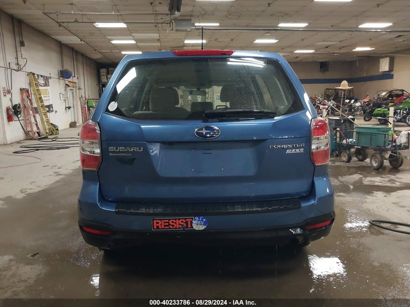 2015 SUBARU FORESTER 2.5I - JF2SJAAC6FH825895