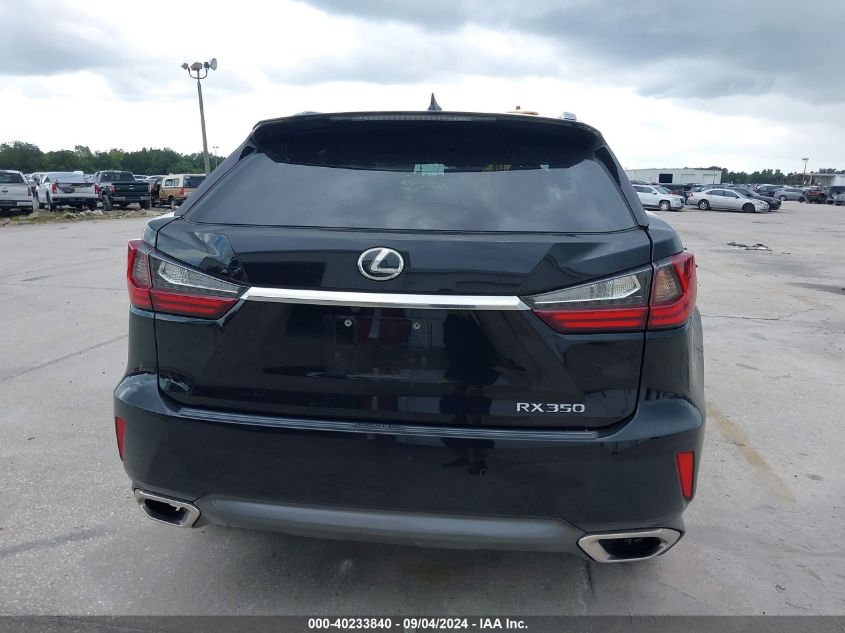 2016 Lexus Rx 350/Base/F Sport VIN: 2T2BZMCA1GC029478 Lot: 40233840