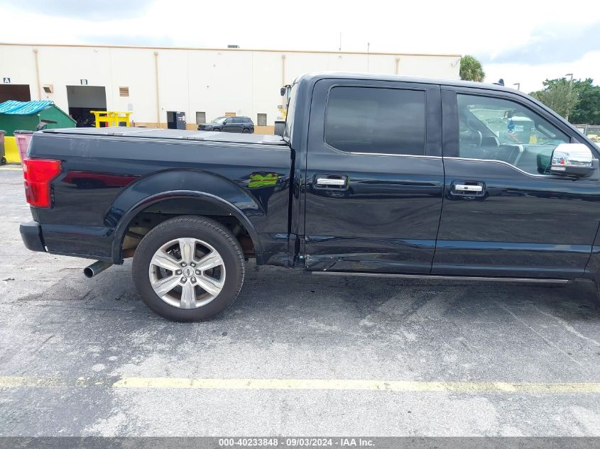 2020 Ford F-150 Platinum VIN: 1FTEW1C43LFB68239 Lot: 40233848