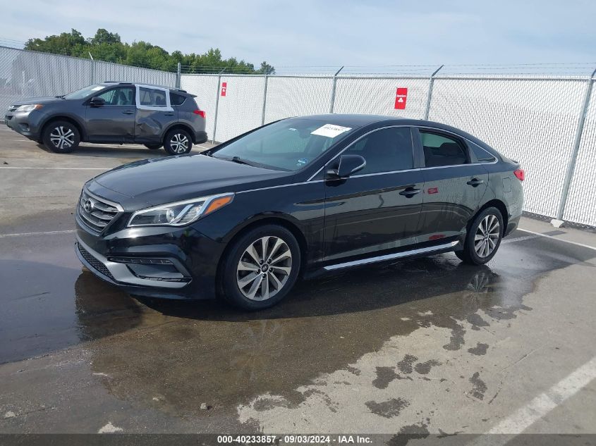 2016 HYUNDAI SONATA SPORT - 5NPE34AF2GH366739