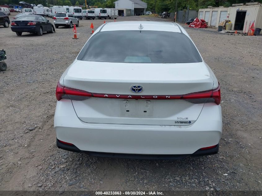 2021 Toyota Avalon Xle Hybrid VIN: 4T1AA1AB2MU004570 Lot: 40233863