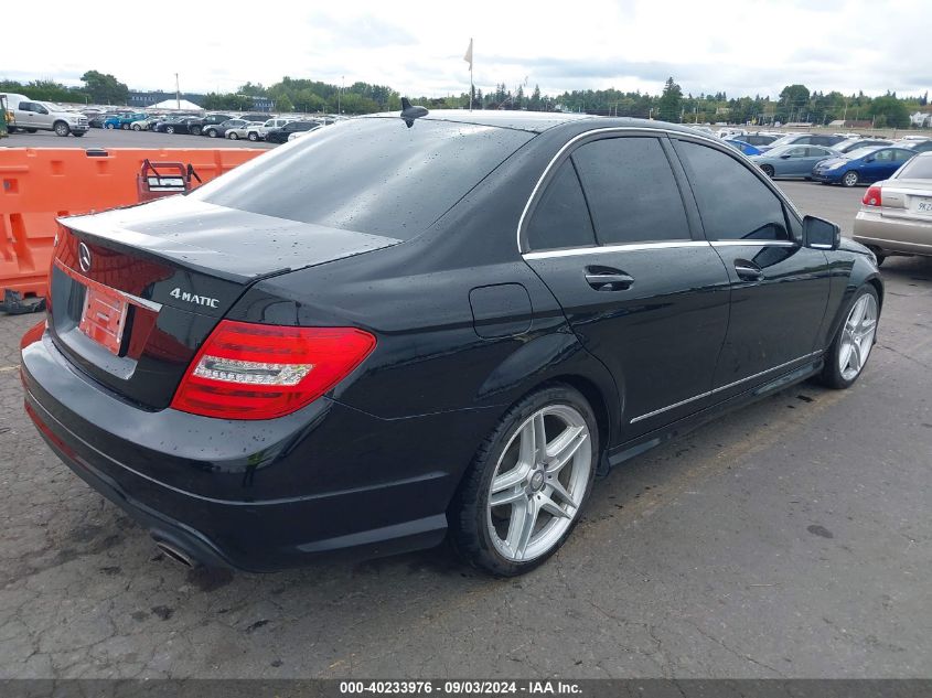 2013 Mercedes-Benz C 300 Luxury 4Matic/Sport 4Matic VIN: WDDGF8AB4DG102206 Lot: 40233976