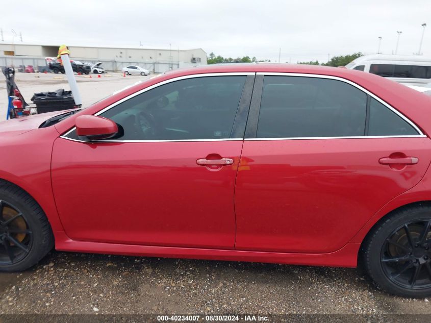 2012 Toyota Camry Se V6 VIN: 4T1BK1FK4CU517425 Lot: 40234007