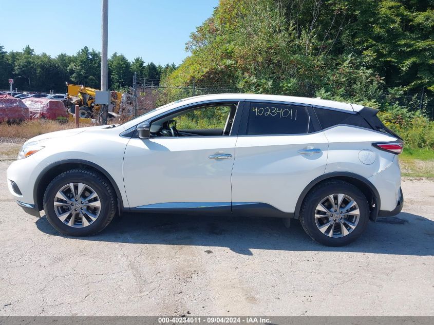 2016 Nissan Murano S VIN: 5N1AZ2MH3GN131390 Lot: 40234011