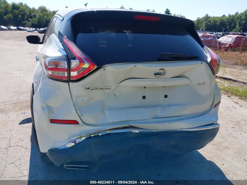 2016 Nissan Murano S VIN: 5N1AZ2MH3GN131390 Lot: 40234011