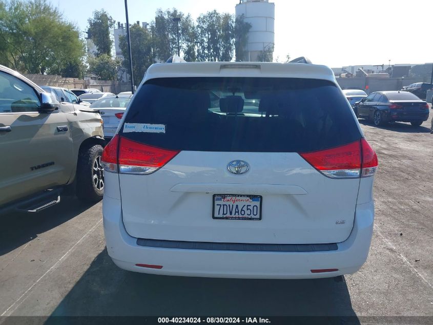 2014 Toyota Sienna Le V6 8 Passenger VIN: 5TDKK3DC6ES447302 Lot: 40234024