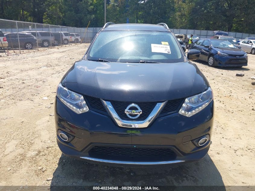 2016 Nissan Rogue Sl VIN: 5N1AT2MV4GC787827 Lot: 40234048