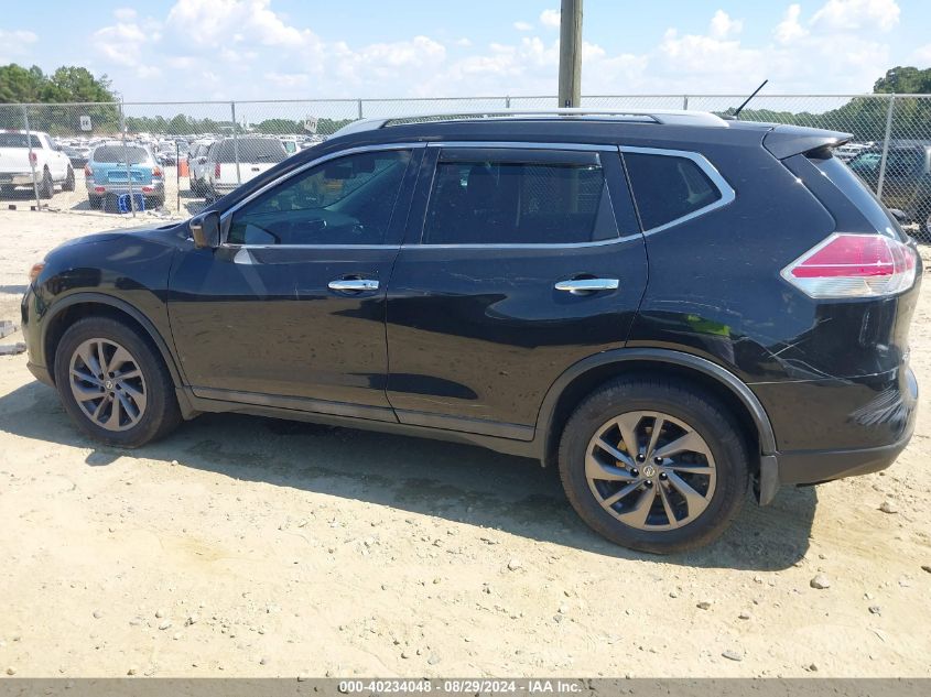 2016 Nissan Rogue Sl VIN: 5N1AT2MV4GC787827 Lot: 40234048