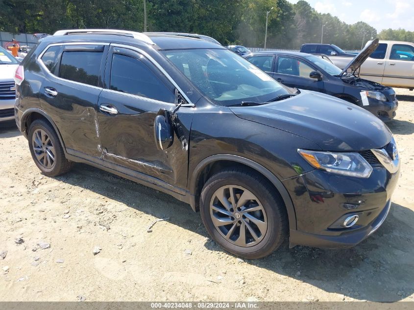 2016 Nissan Rogue Sl VIN: 5N1AT2MV4GC787827 Lot: 40234048