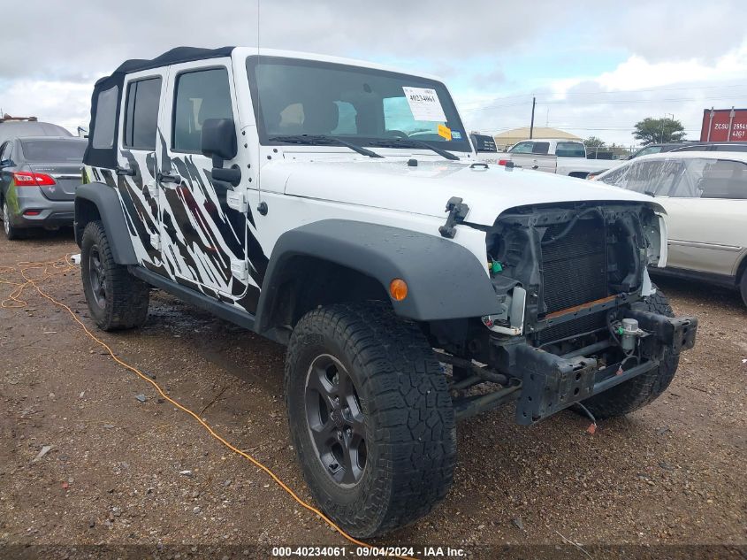 2018 Jeep Wrangler Jk Unlimited Sport 4X4 VIN: 1C4BJWDG6JL865264 Lot: 40234061