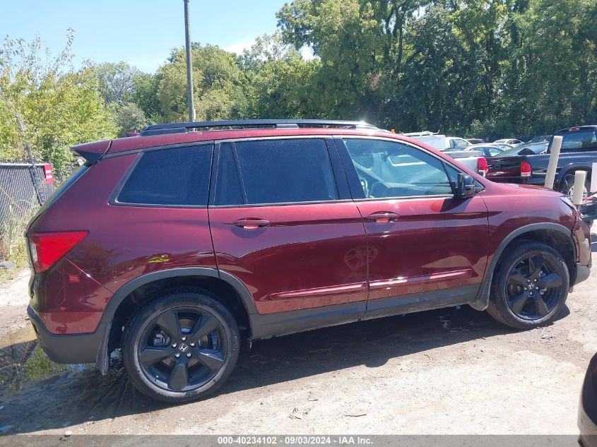 2019 Honda Passport Elite VIN: 5FNYF8H00KB019608 Lot: 40234102