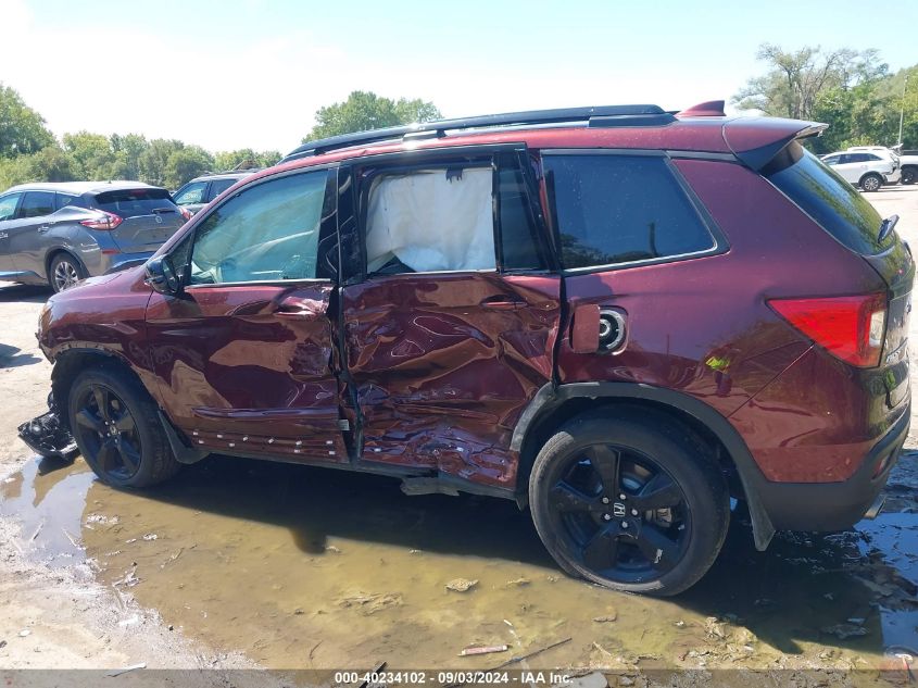 2019 Honda Passport Elite VIN: 5FNYF8H00KB019608 Lot: 40234102