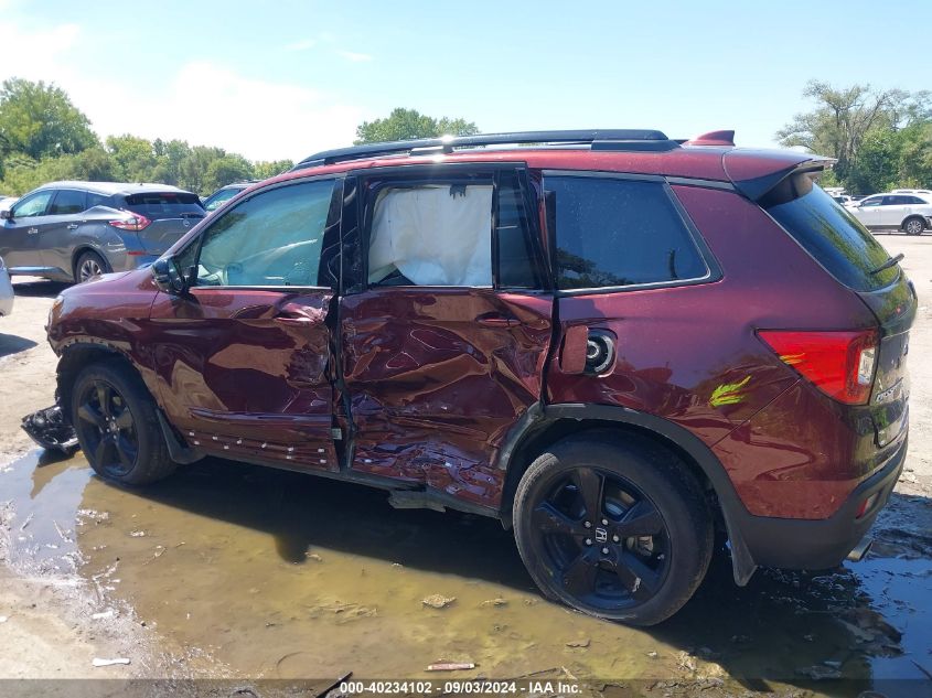 2019 Honda Passport Elite VIN: 5FNYF8H00KB019608 Lot: 40234102