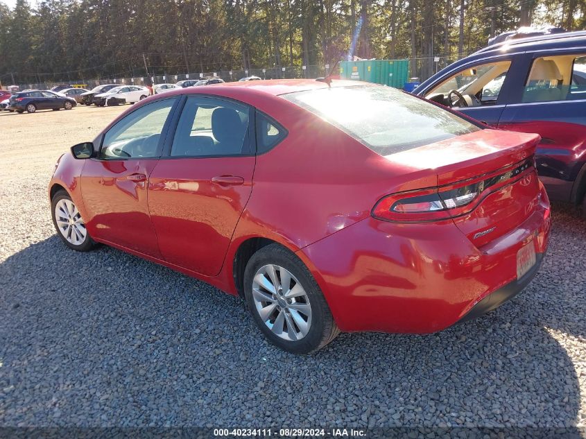 2014 Dodge Dart Sxt VIN: 1C3CDFBA8ED815061 Lot: 40234111