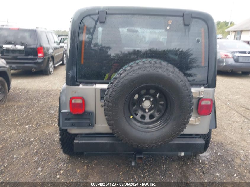 2000 Jeep Wrangler Sport VIN: 1J4FA49S7YP768316 Lot: 40234123