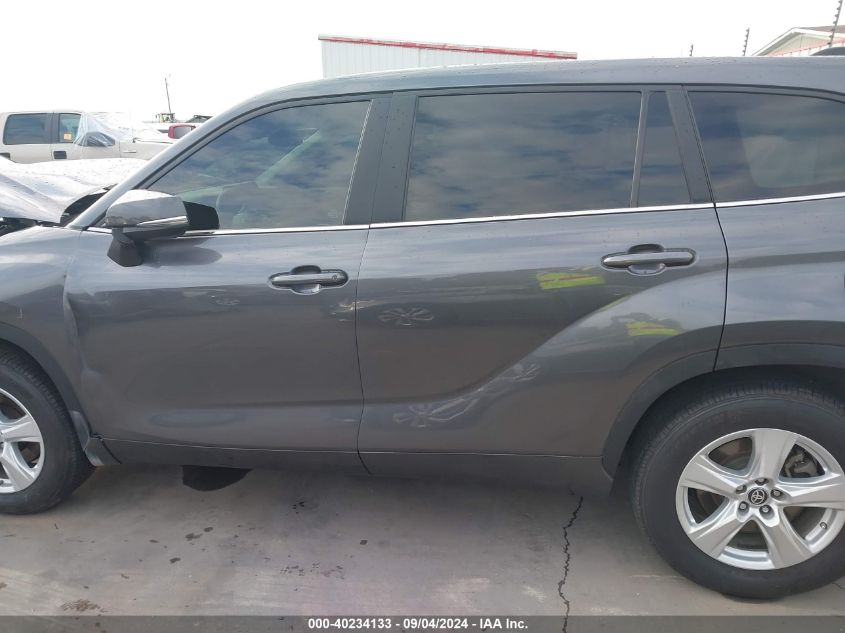 2023 Toyota Highlander L VIN: 5TDKDRAH6PS500578 Lot: 40234133