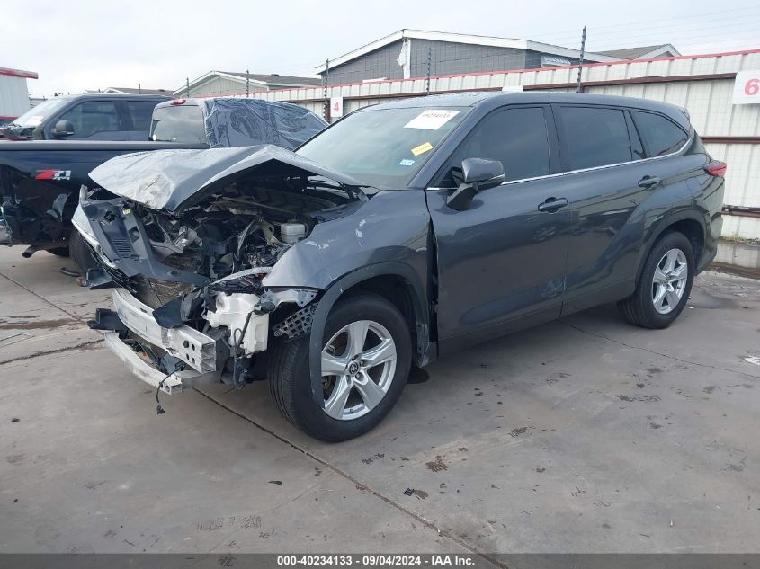 5TDKDRAH6PS500578 2023 TOYOTA HIGHLANDER - Image 2