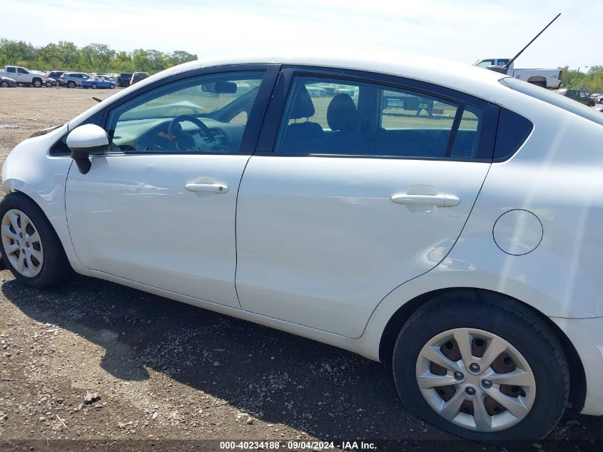 2013 Kia Rio Lx VIN: KNADM4A36D6132976 Lot: 40234188